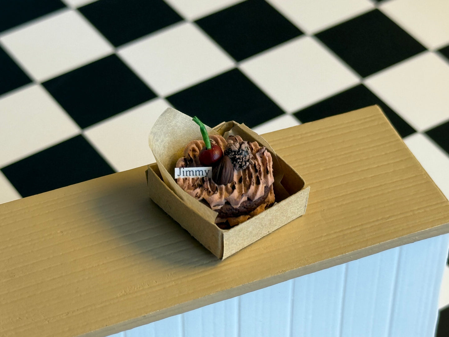 Paper Box Cake Series Miniature Food