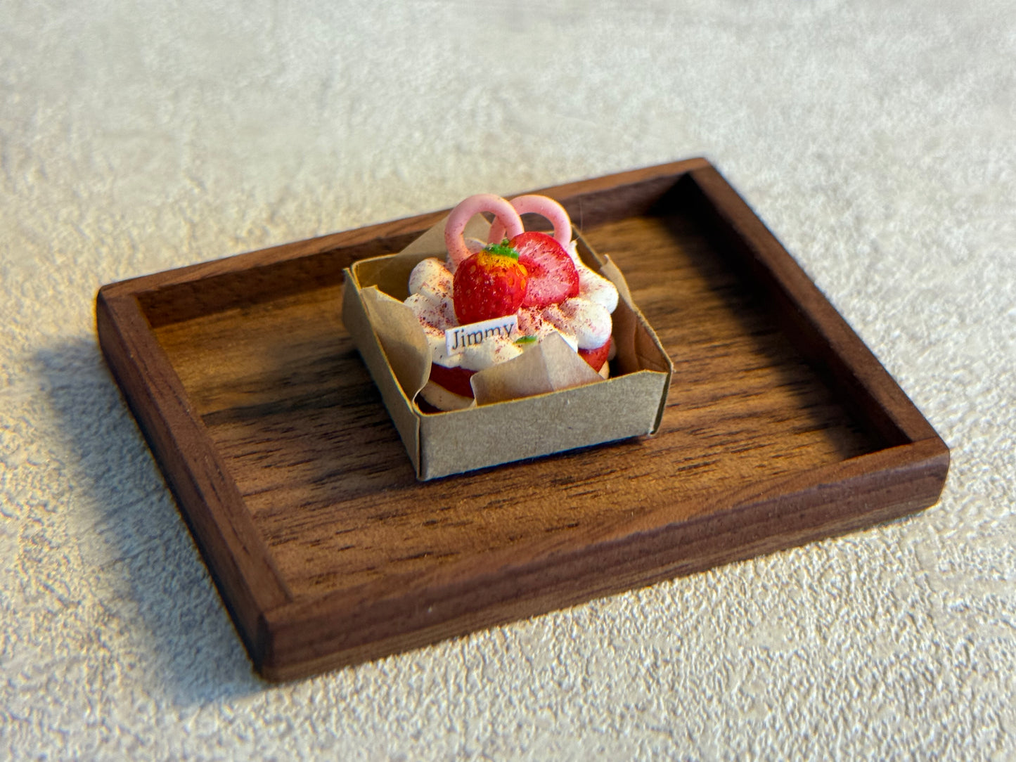 Paper Box Cake Series Miniature Food