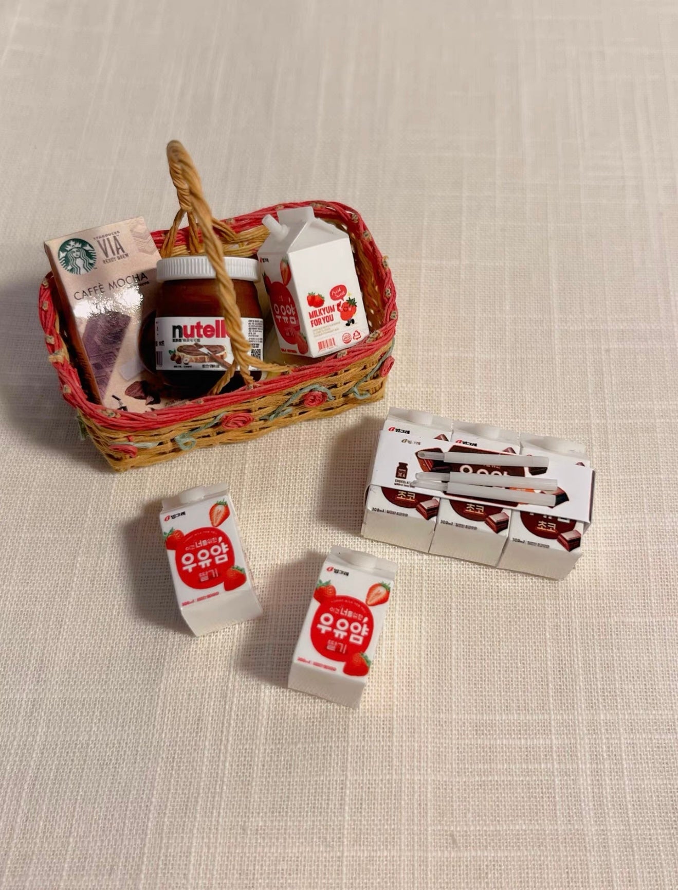 Mini Milk Carton Miniature Food