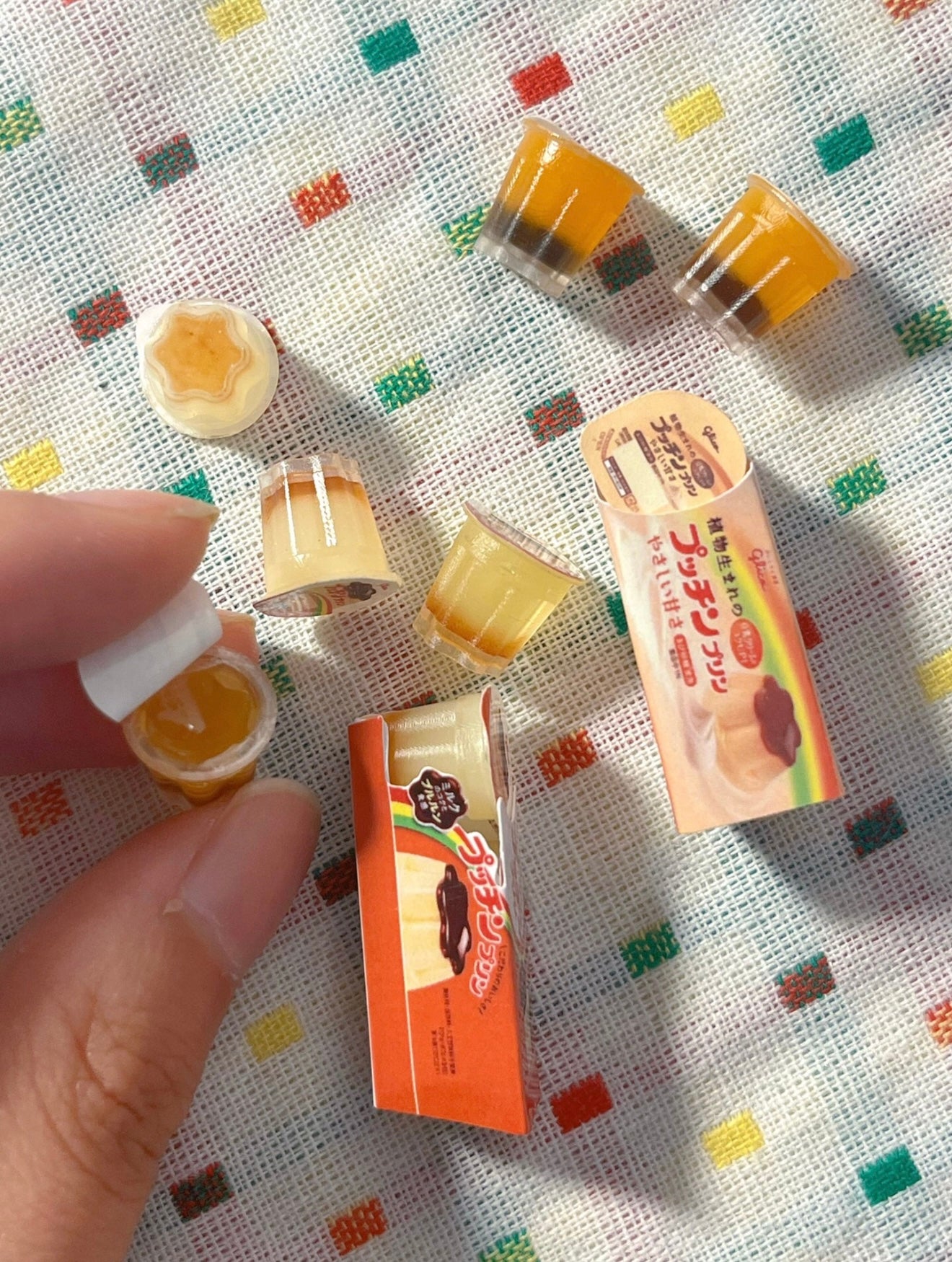 Mini Pudding Miniature Food