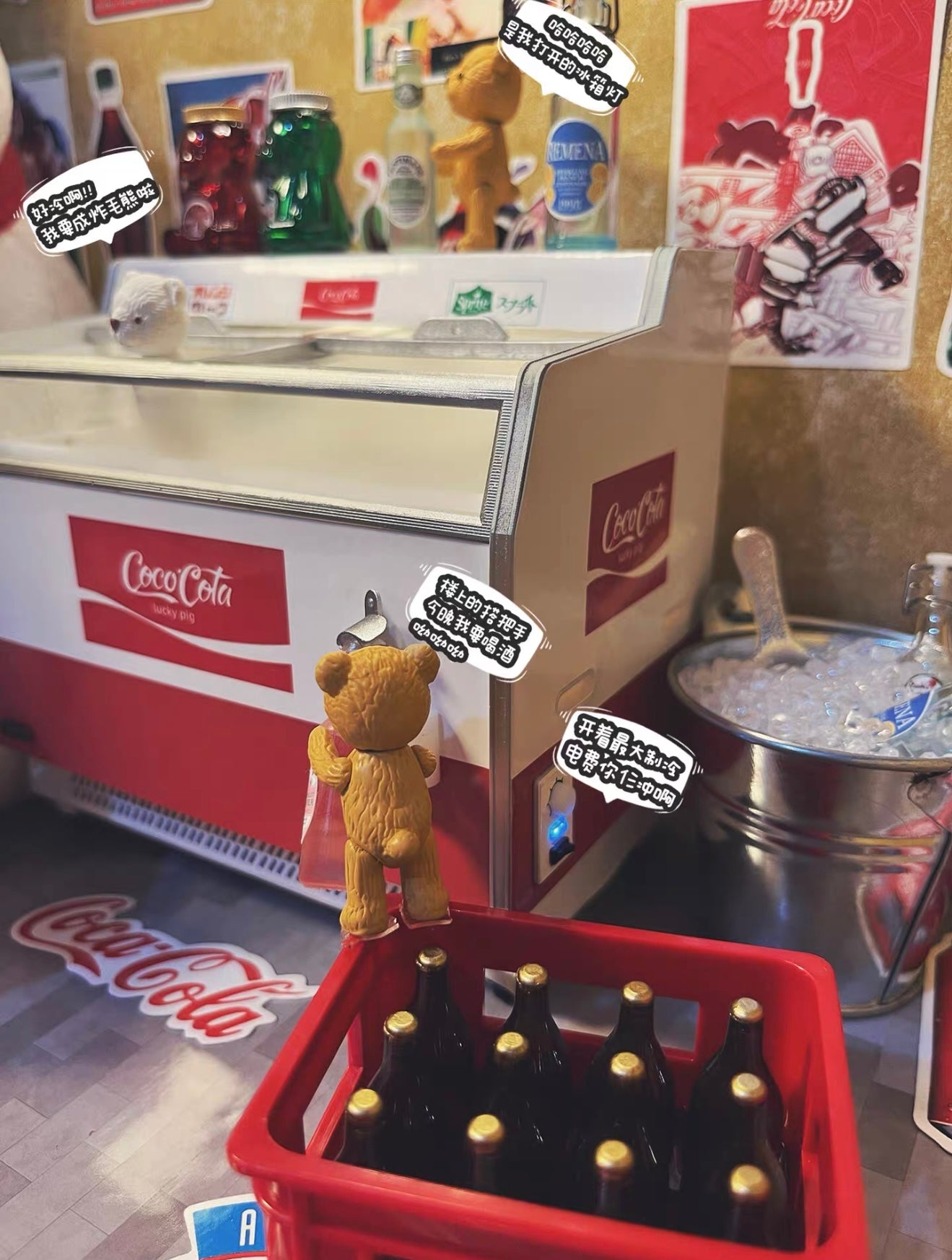 Mini Freezer Miniature Food