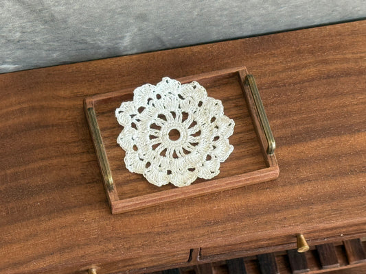 Handcrafted Miniature Lace Placemat