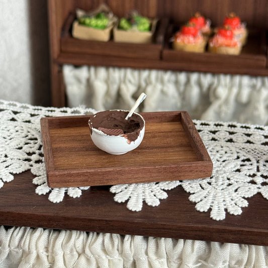 Cream Bowl Miniature Food
