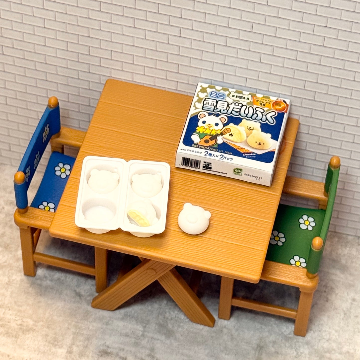 Mini mochi ice-cream Miniature Food