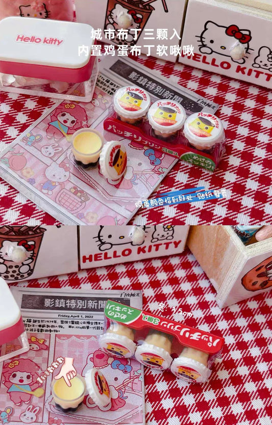 Mini Pudding Miniature Food