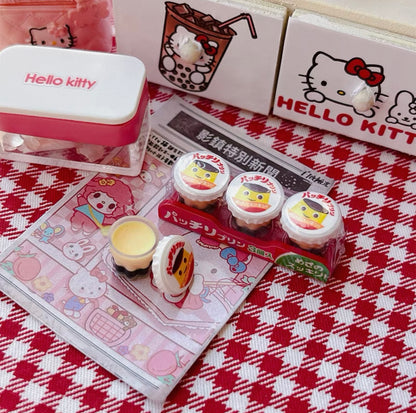 Mini Pudding Miniature Food