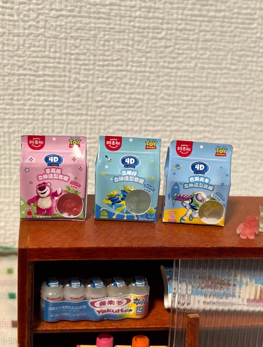 Cartoon Fruit Gummies Miniature Food