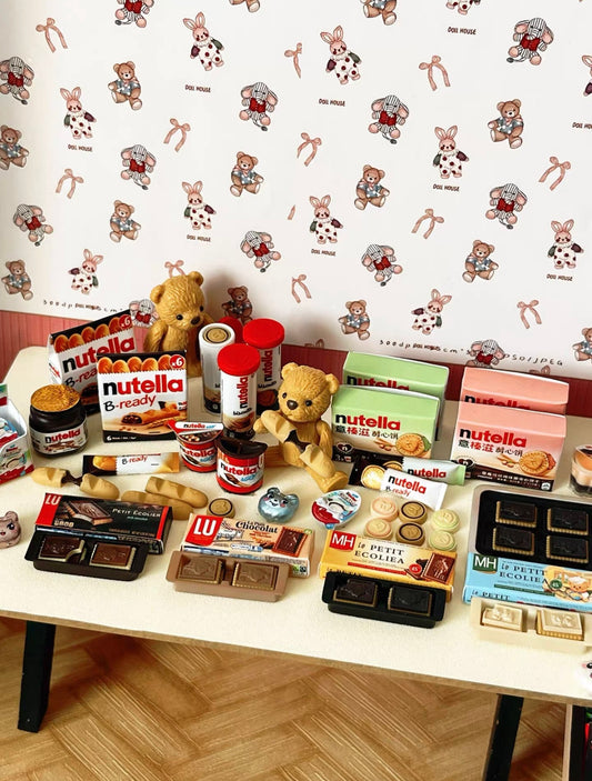 Mini Prince Chocolate Biscuits Miniature Food